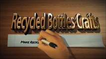 Recycled Bottles Crafts Ideas - DIY Plastic Bottle Watermelon Candle Holder-evQHJJhjZb8