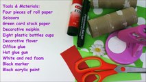 Recycled Crafts Ideas and Art Projects - Cute Paper Roll Frogs Recycled Bottles Crafts-Be0yJLWVfhM