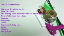 Recycling Art Project for School - How to Make a Palm Tree Tutorial Recycled Bottles Crafts-V7kjqq_RvcI