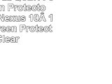 3 M Vikuiti aDQC27 Clear Screen Protector Samsung Nexus 10 1pc s  Screen Protectors