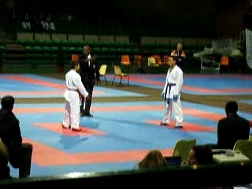 Coupe de france par equipe , karaté. Finale Cadets.