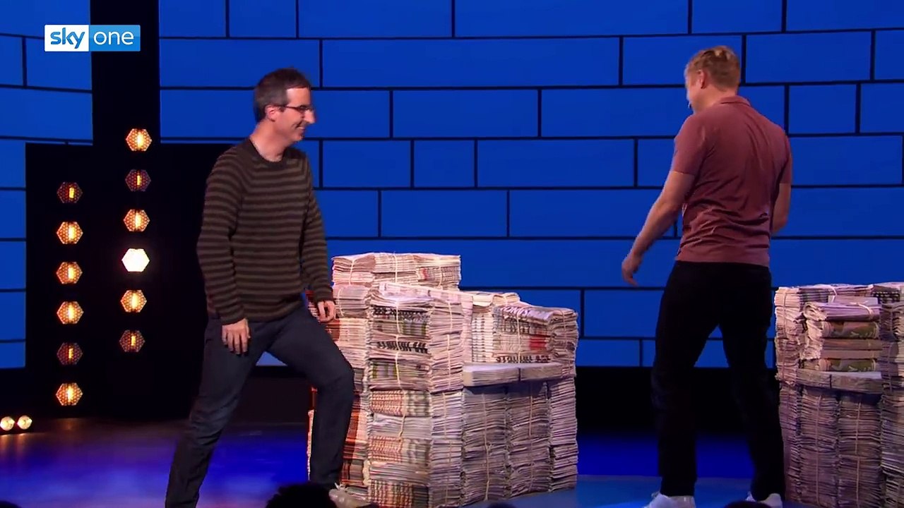 Russell chats to Emmy award winning host of Last Week Tonight John Oliver