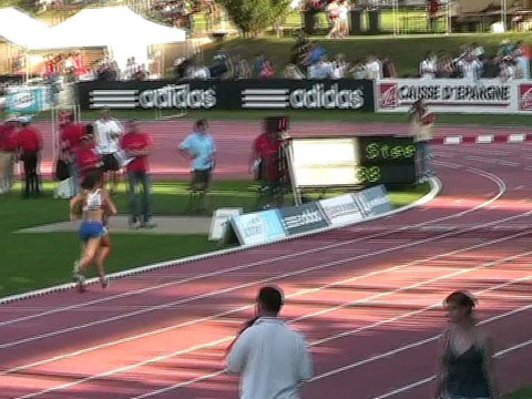 1500 mètres steeple Cadettes - Championnats de France sur piste - 18/19 juillet 2008