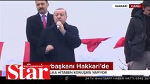 Cumhurbaşkanı Erdoğan: Tehditlerle Hakkari'de hastane açılışımızı engellediler
