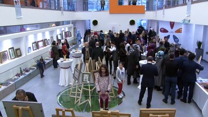 Yetimler için Hüsn-ü Hat Sergisi açıldı