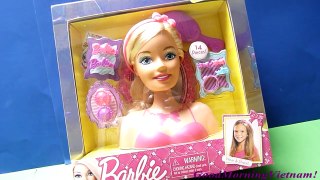 Búp Bê Barbie Mới - Trang Điểm Và Tạo Kiểu Tóc Cho Búp Bê Barbie (Phần 1) Barbie Head Styling Doll