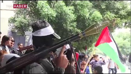 Gazze şehidini uğurladı