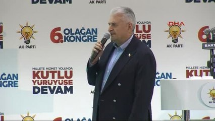 Bartın-Başbakan Binali Yıldırım AK Parti 6. Olağan İl Kongresi'nde Konuştu