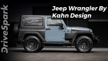 Khan Design Jeep Wrangler Black Hawk Edition - DriveSpark