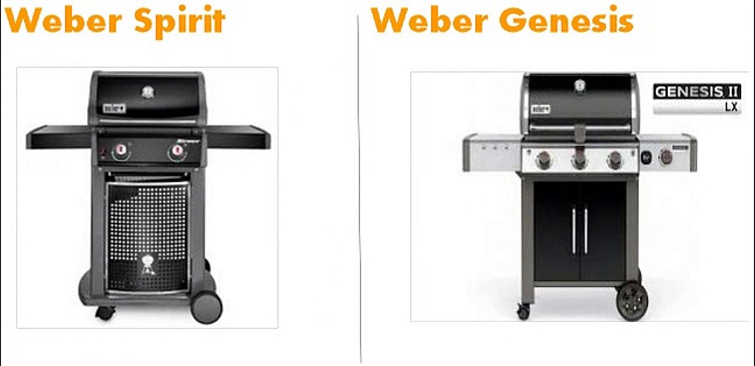 Differentiating Between Weber Spirit And Weber Genesis 2