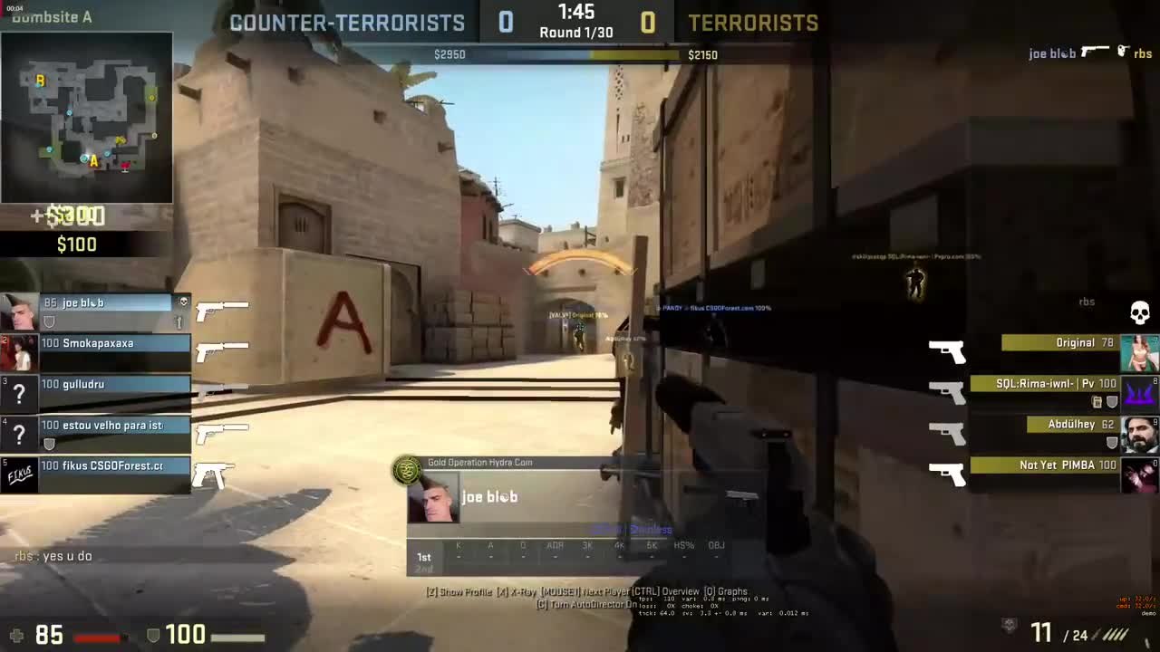 Nice USP-S ace! Well played!