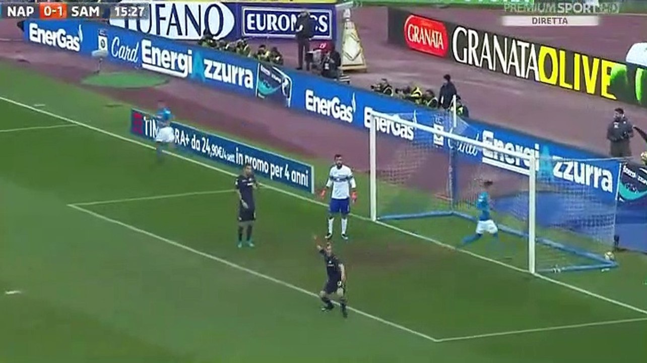 Alan Goal HD - Napoli 1-1 Sampdoria 23.12.2017