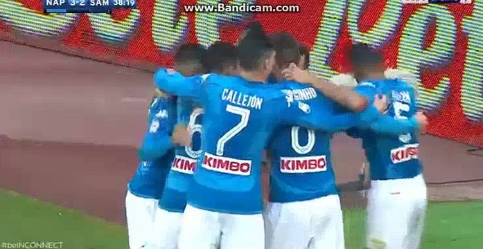 Marek Hamsik Goal HD - Napoli 3-2 Sampdoria 23.12.2017