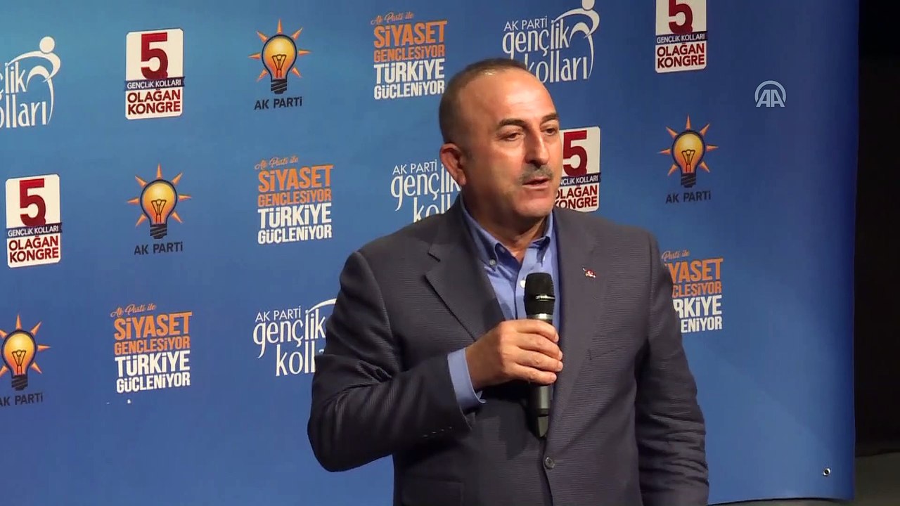 Dışişleri Bakanı Çavuşoğlu : '(Kudüs tasarısının kabul edilmesi) Kudüs'ü savunduk. Adaleti savunduk. Yanlışın karşısında durduk' - ANTALYA