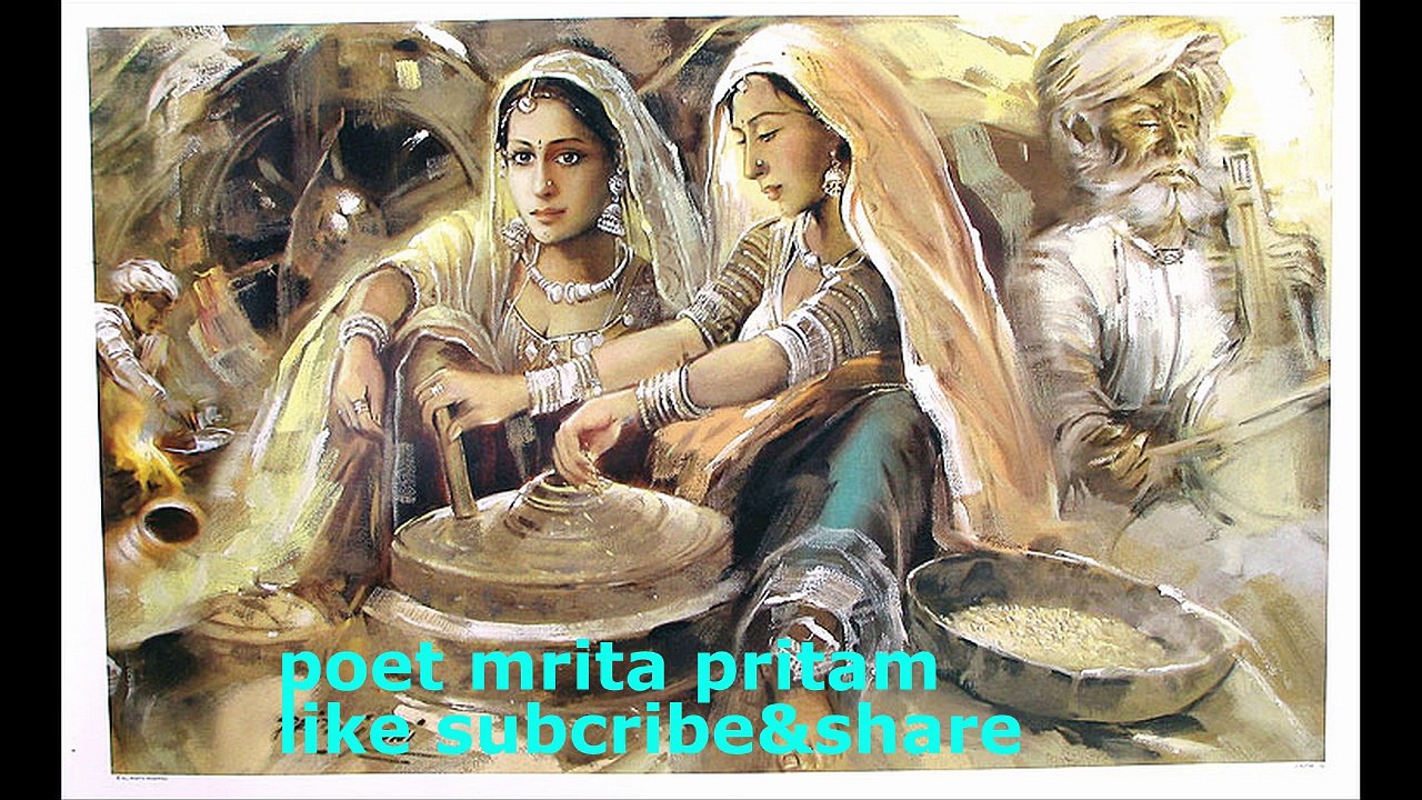 punjabi sad poetry poet amrita pritam vioce waqas pnnu