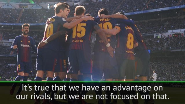 Valverde denies Clasico win hands Barca La Liga title