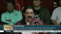 Honduras: Zelaya lamenta separación de Nasralla de la coalición