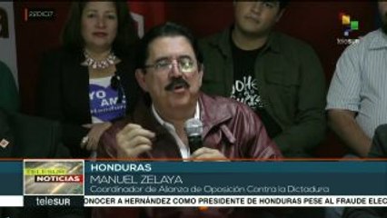 Zelaya: Vamos a reprogramar la estrategia de lucha