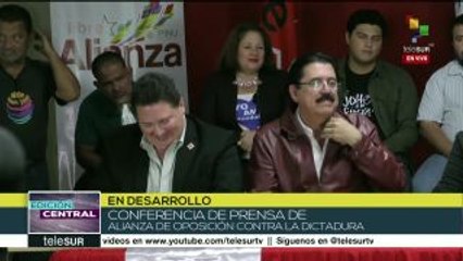 Zelaya: Movilizaciones son una expresión voluntaria del pueblo