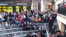 Montélimar : un flash-mob sur l'Hallelujah de Léonard Cohen