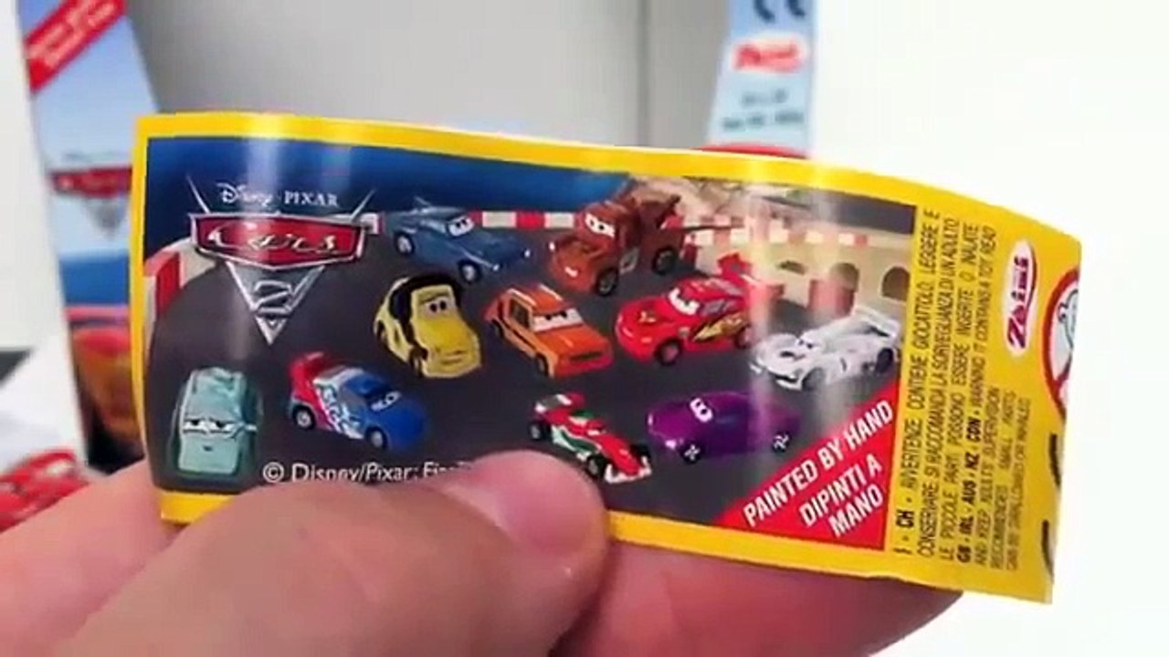Cars 2 Surprise Eggs Unboxing Disney Pixar toy gift - Kinder sorpresa huevo juguete regalo Cars-1 , Cartoons animated movies 2018