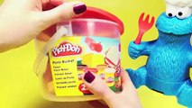 Cookie Monster Play Doh Picnic Bucket Cookie Monster Playdough Pic-nic Hasbro Toys , Cartoons animated movies 2018