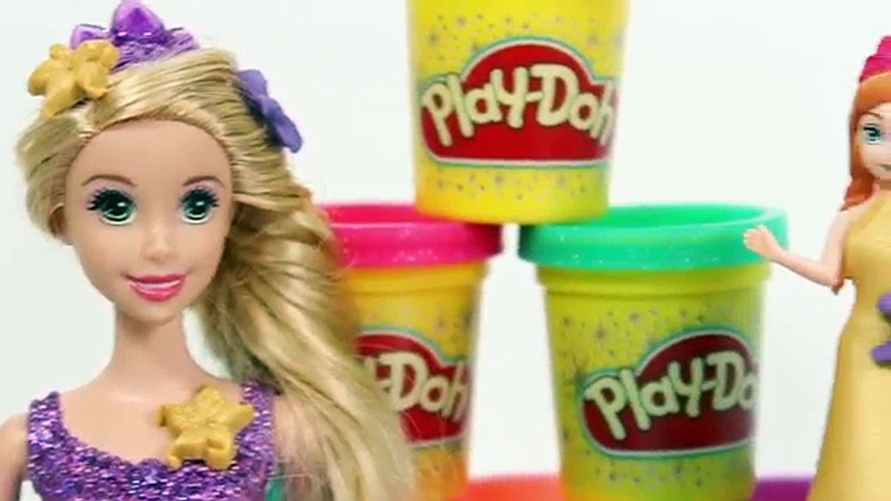 Disney Princess Play Doh Rapunzel Play Set Princess Rapunzel from Tangled Disney Movie Toy Videos , Cartoons animated movies 2018