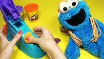 Cookie Monster Play Doh Fun Factory Spin 'n Store Play Doh 50th Anniversary How to make Playdough , Cartoons animated movies 2018