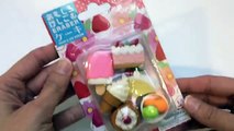 Cake shaped erasers Kutsuwa Eraser kit Iwako Ice cream shaped erasers with Rilakkuma , Cartoons animated movies 2018