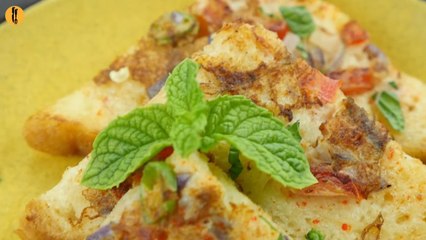 Breakfast Recipe Masala Omelette French Toast