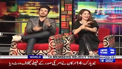 Neelam Muneer & Ahsan Khan - Mazaaq Raat 18 December 2017 - مذاق رات - Dunya News