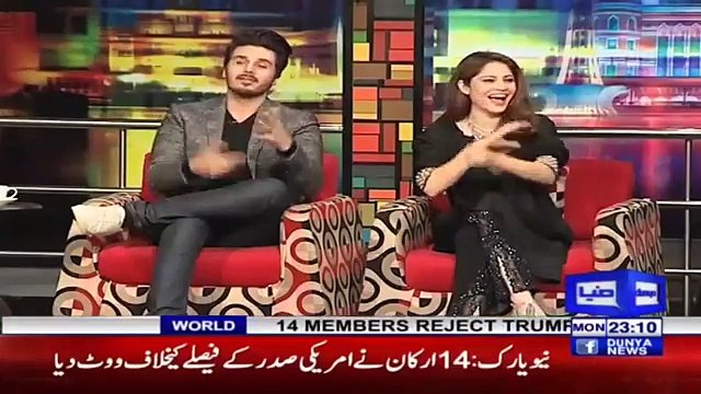Neelam Muneer & Ahsan Khan - Mazaaq Raat 18 December 2017 - مذاق رات - Dunya News