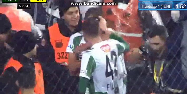 Omer Ali Sahiner GOAL Konyaspor 1-0 Fenerbahce
