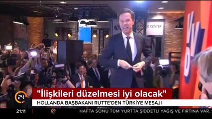 Hollanda Başbakanından Türkiye mesajı