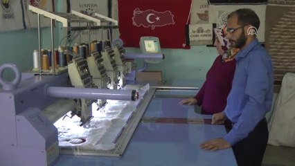 Kosgeb Desteğiyle Makineli Nakışa Başladı