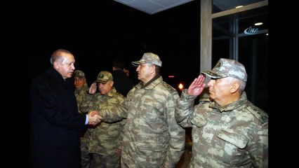 Cumhurbaşkanı Erdoğan, Jandarma Komutanlığını ziyaret etti