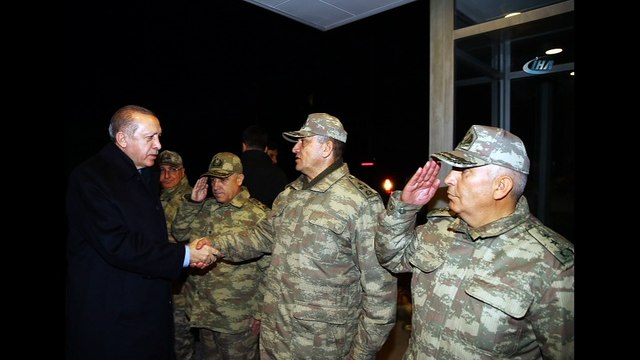 Cumhurbaşkanı Erdoğan, Jandarma Komutanlığını ziyaret etti