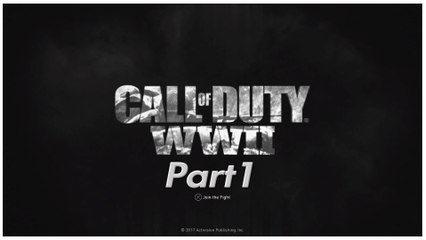 Call of Duty World War 2 Part1 D-Day Gameplay Walkthrough