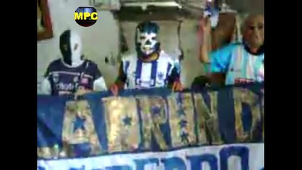 Los aficionados del Monterrey chisquiados