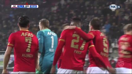 3-1 Fred Friday Goal Holland  Eredivisie - 23.12.2017 AZ Alkmaar 3-1 SC Heerenveen