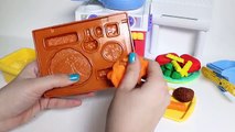 Play Doh Meal Makin Kitchen Playset Burger & Fries Play Dough Mini Kitchen Cocina con Plastilina , Cartoons animated movies 2018