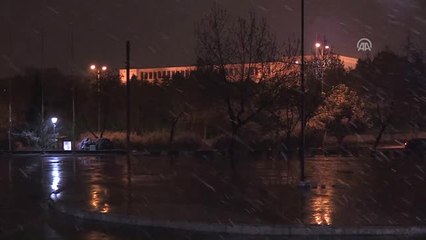 Başkentte Kar Yağışı