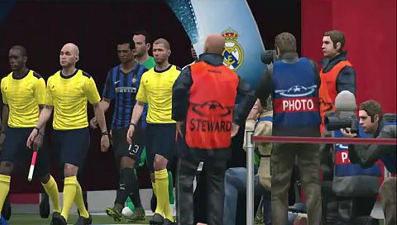 Inter Milan 2 vs 3 Real Madrid - PES 2016 Résume