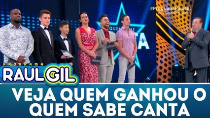 Veja quem ganho o Quem Sabe Canta