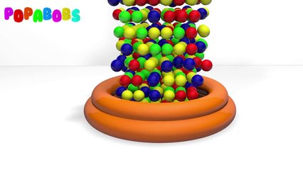 Learn Colors with Colorful Ice Cream & Colorful Balls