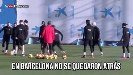 @TheBuzzer: Así se alista el Barcelona y el Real Madrid