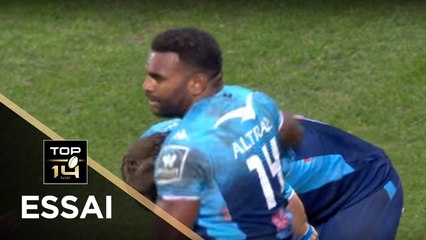 TOP 14 - Essai Timoci NAGUSA 2 (MHR) - Montpellier - Lyon - J13 - Saison 2017/2018