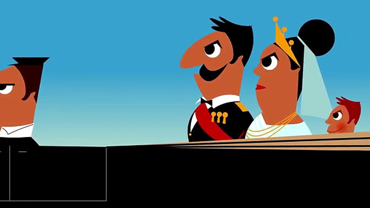 LUNDI MATIN l'empereur sa femme et le petit prince COMPTINE MATERNELLE & BEBE - YouTube