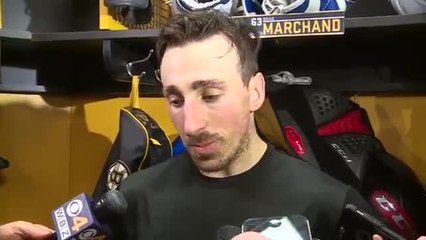 Brad Marchand On 3-1 Win Vs. Red Wings, David Backes' New Baby