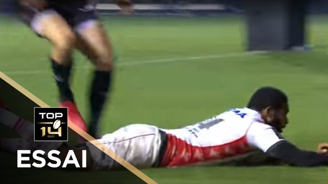 TOP 14 - Essai Daniel IKPEFAN (USO) - Toulon - Oyonnax - J13 - Saison 2017/2018